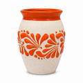 Handcrafted Mexican Style Ceramic Decorative Vase