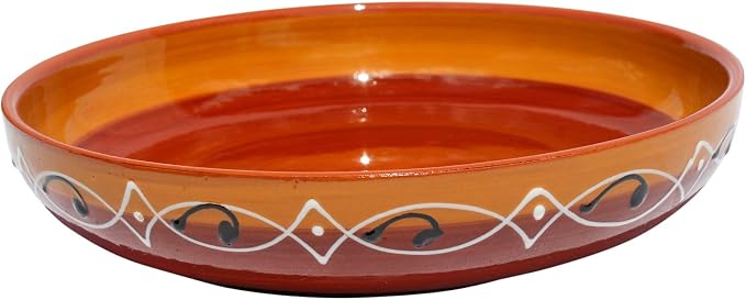 Handcrafted Terracotta Serving Dish (9.1 Inch)