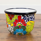 Handcrafted Talavera Ceramic Planter Pot (12.5 Inch)