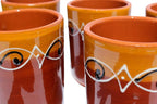 Handcrafted Terracotta Cup Set (5-Piece)